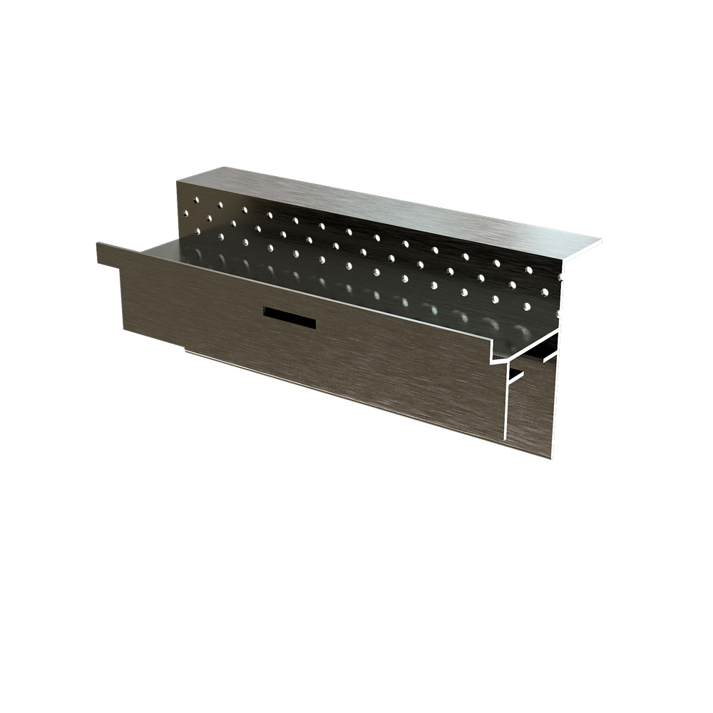 Стартовый профиль для фасадной панели перфорированный 77х77х3600 мм